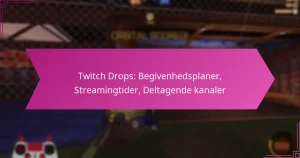 Read more about the article Twitch Drops: Begivenhedsplaner, Streamingtider, Deltagende kanaler