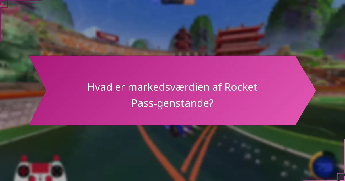 Hvordan kan spillere handle Rocket Pass-genstande?